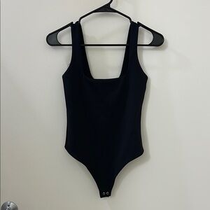 Good American Black Bodysuit Timeless One Piece